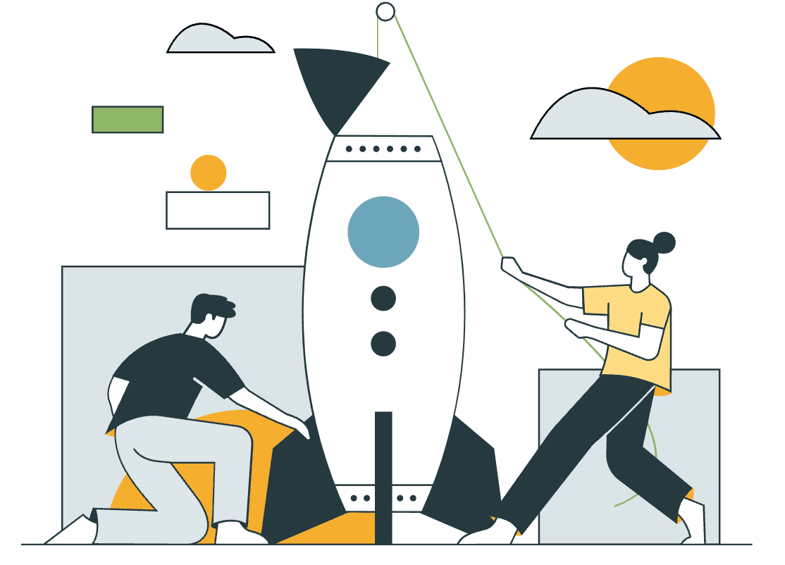 Engineer your perfect team with Terminal, developers building a rocketship